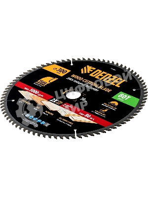 Пильный диск по дереву Denzel ф300 х 30 мм, 80 зубьев