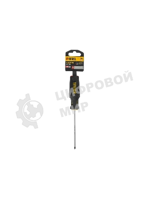 Отвертка Denzel PH0х100 мм, S2, 3к рукоятка