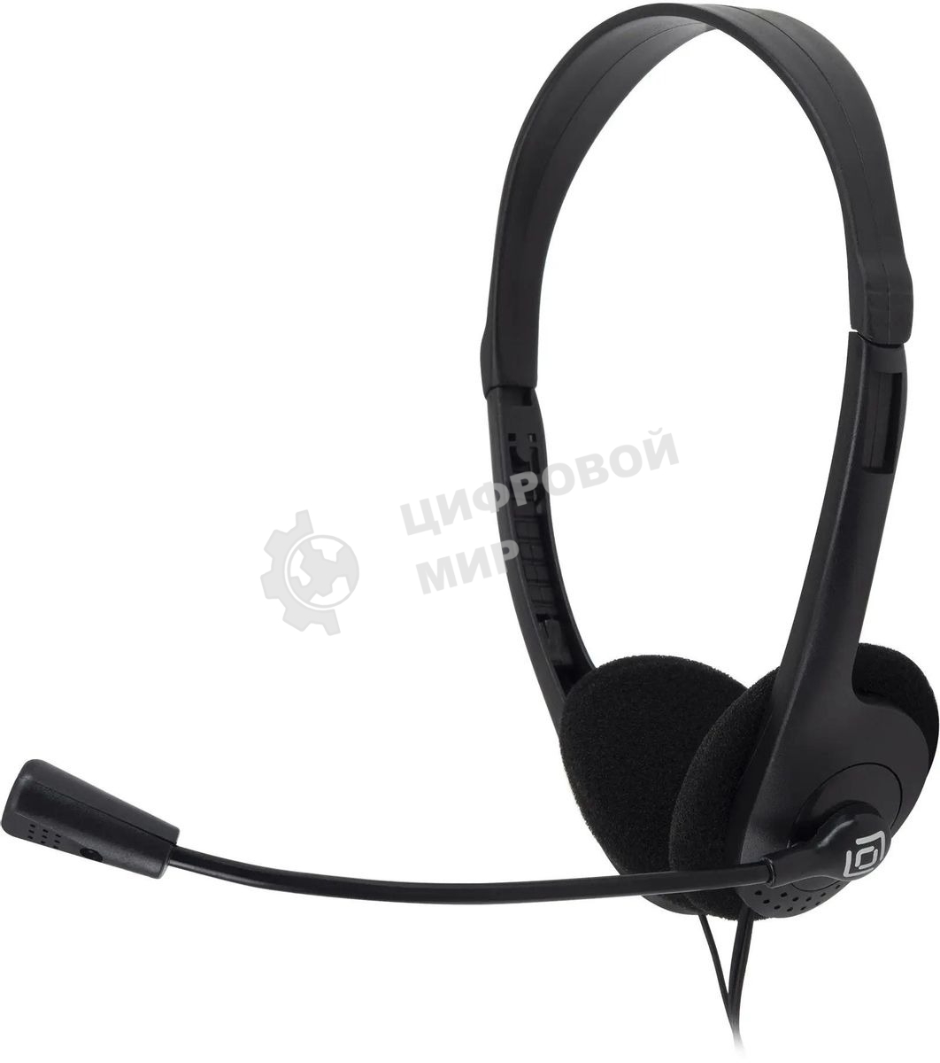 Гарнитура Oklick HS-M143VB чёрный, проводная, 3.5 мм