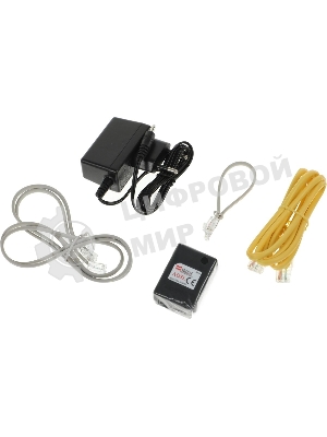 Роутер беспроводной D-Link DSL-2640U/R1A ADSL2+ черный ANNEX А