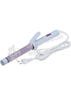 Щипцы для завивки волос Centek CT-2096 белый/сиреневый, 25 мм, 210 °C, 5 режимов