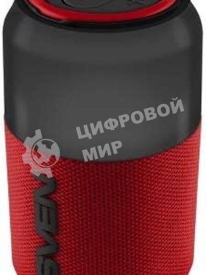 Колонка портативная SVEN PS-130 red (10 Вт, USB, Bluetooth, питание от USB/аккумулятора)