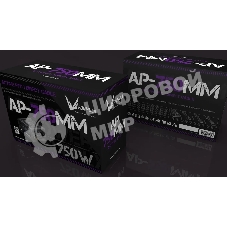 Блок питания Aerocool/Formula ATX 750W AP-750ММ 80 PLUS WHITE (20+4pin) APFC 120мм fan 6xSATA RTL