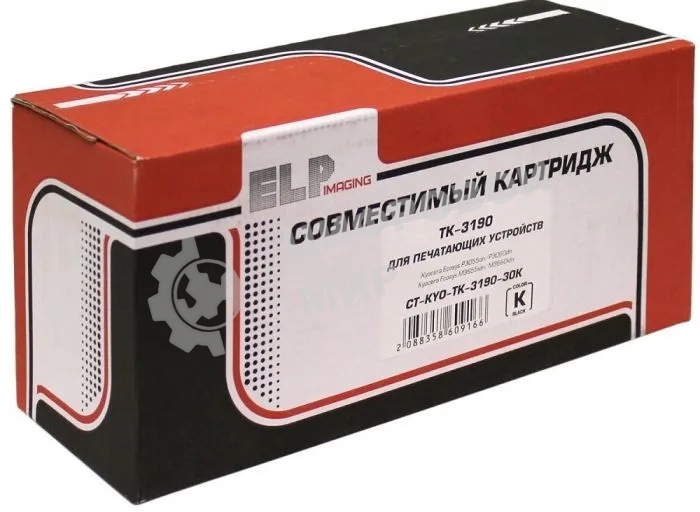 Картридж лазерный ELP TK-3190 черный (30000 стр.) для Kyocera P3055dn/P3060dn/P3155dn/P3160dn/M3655idn/M3660idn