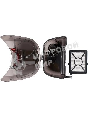 Пылесос Hyundai HYV-C1990 красный/черный, 250/1800 Вт, уборка сухая, пылесборник контейнер, 1.5 л