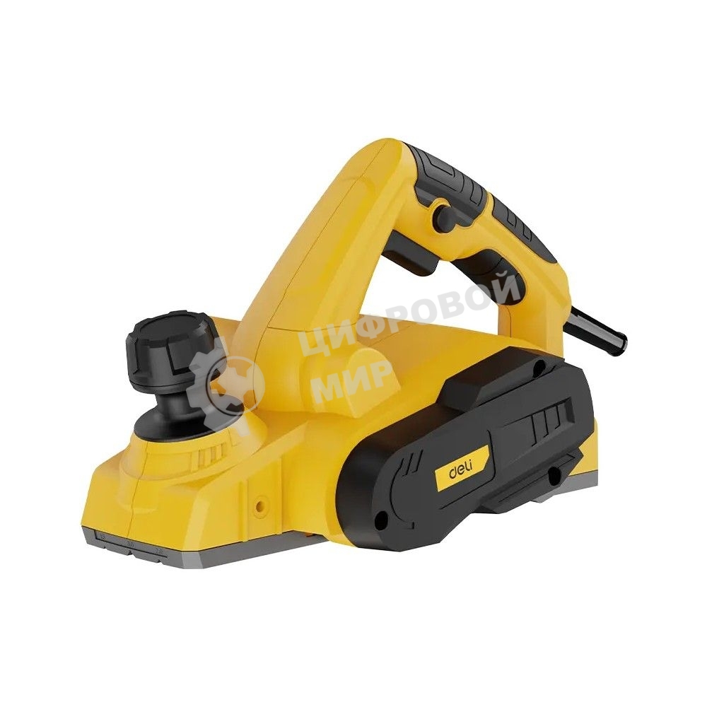 Электрорубанок Deli DC592 800 Вт, ширина/глубина обработки: 82/2,5 мм, глубина фальцевания: 11 мм