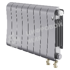 Радиатор биметаллический Royal Thermo Infinity 300 Silver Satin VR80 - 8 секц.