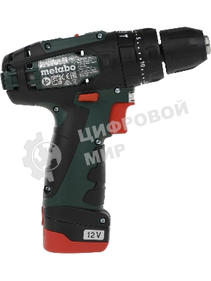Дрель-шуруповерт Metabo PowerMaxx SB 600385500, 10,8 В, 2 Ач, 34 Нм, щеточный, ударный