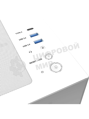 Корпус без блока питания Raijintek ATREUS BT4, Midi-Tower, TG, 4x120мм ARGB, 2xUSB-A 3.0 + 1xUSB Type-C , E-ATX, ATX, mATX, mITX White