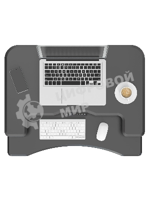 Стол для ноутбука Cactus VM-FDE103 столешница МДФ черный 91.5x56x123см (CS-FDE103BBK)