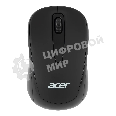 Мышь беспроводная Acer OMR133 черный, 1000 dpi, радиоканал, USB, кнопки - 3