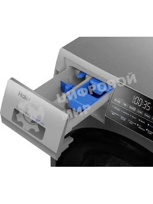 Стиральная машина Haier HW90-BP14959S серебристый, загрузка фронтальная 9 кг, 1400 об/мин, класс: A+++