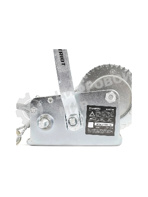 Лебедка ручная барабанная PATRIOT WH 1100B, усилие - 1100 кг, трос- 8 м