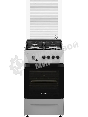 Плита газовая Darina 1D1 GM 241 014 Х нержавеющая сталь/черный, конфорок 4 шт, духовка 50 л, 50 см x 85 см x 60 см