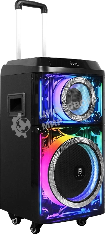 Колонка портативная Ural 103 черный 1200W 1.1 BT/3.5Jack/USB-C 15м 7000mAh