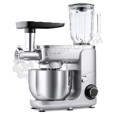 Кухонная машина Hyundai HYM-S7651 планетар.вращ. 1400Вт серебристый