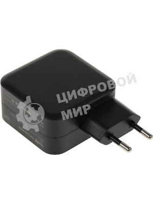 Блок питания TopON TOP-GaN-65WB автоматический 65W 5V-20V 3.25A 2xUSB от бытовой электросети LED индикатор