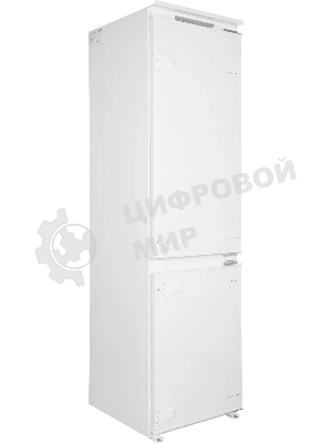 Встраиваемый холодильник Hyundai HBR 1946 2-хкамерн. белый
