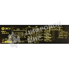 Автомагнитола ACV AVS-814BR 1DIN 4x50Вт