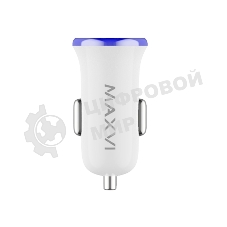 Автомобильное зарядное устройство Maxvi CCM-101WB USB 1А бело-синий