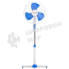 Вентилятор напольный Maxvi FS1645 white-blue