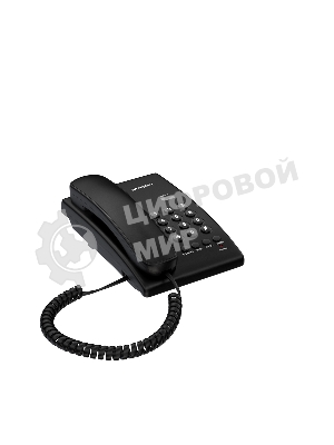 Проводной телефон MAXVI CS-02 черный