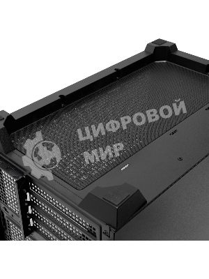 Компьютерный корпус без блока питания Case HSPD M211, Mesh Mini-tower, Black, TG, 0.7 SPCC, no fans,mATX, mITX, 175/330/150мм, 2x2.5