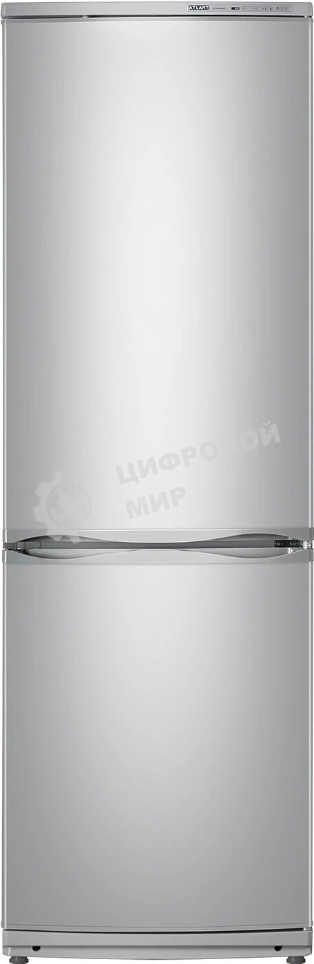 Холодильник Atlant ХМ-6021-080 серебристый двухкамерный 225/101л морозилка снизу