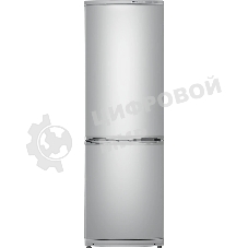 Холодильник Atlant ХМ-6021-080 серебристый двухкамерный 225/101л морозилка снизу