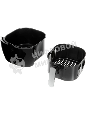 Аэрогриль Kitfort КТ-2220 черный, 1800 Вт, 6 л, электронное управление, 7 программ