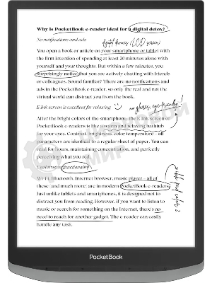 Электронная книга PocketBook Inc Pad X Pro Mist серый (PB1040D-M-WW)