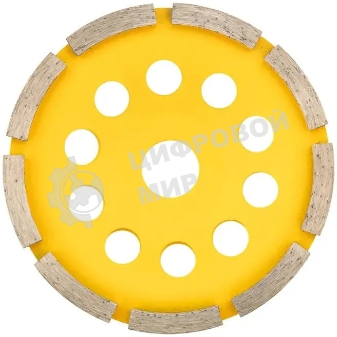 Чашка алмазная шлифовальная Kranz 1-ряд 125х22.2 мм