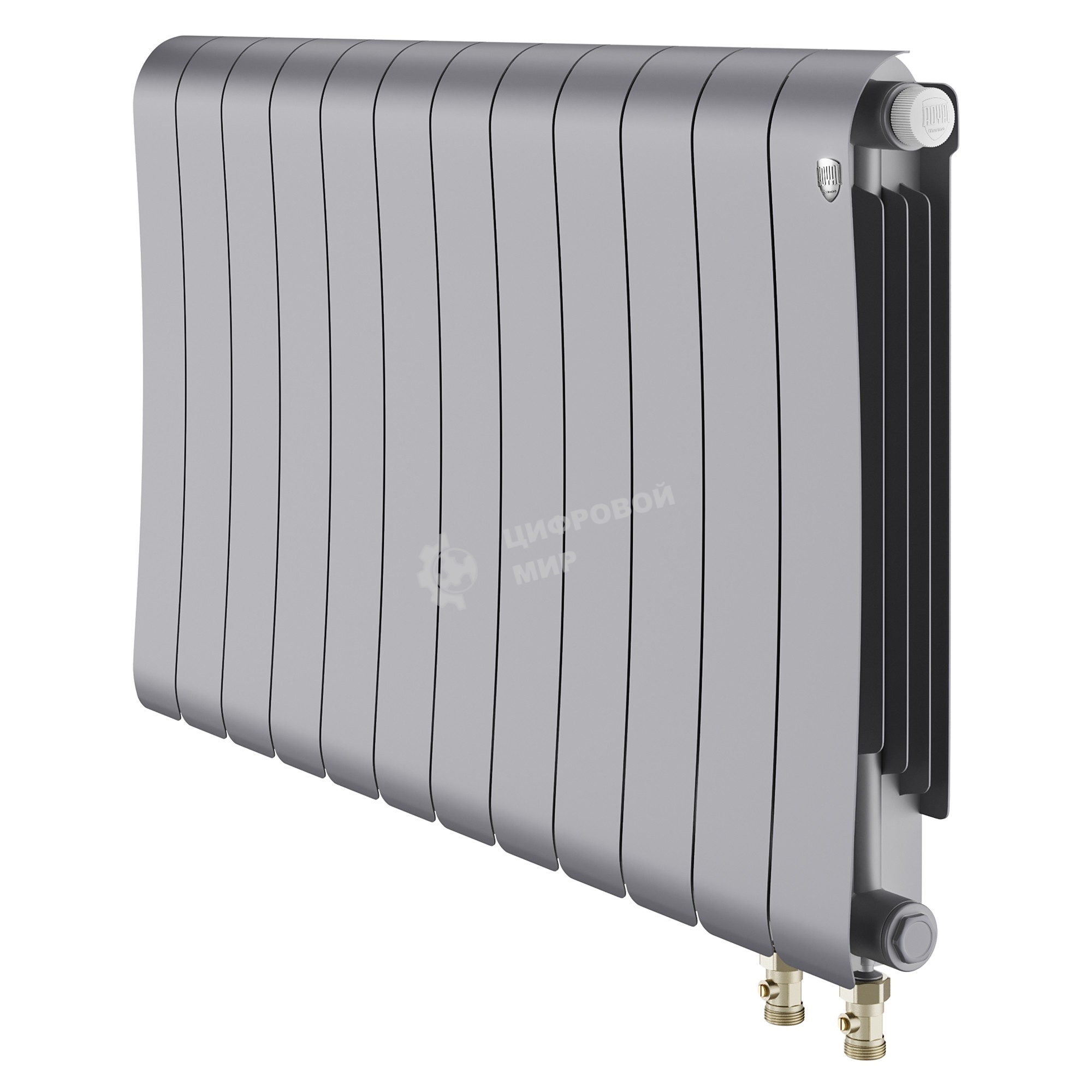 Радиатор Royal Thermo Infinity 500 Silver Satin VR80 - 12 секц.