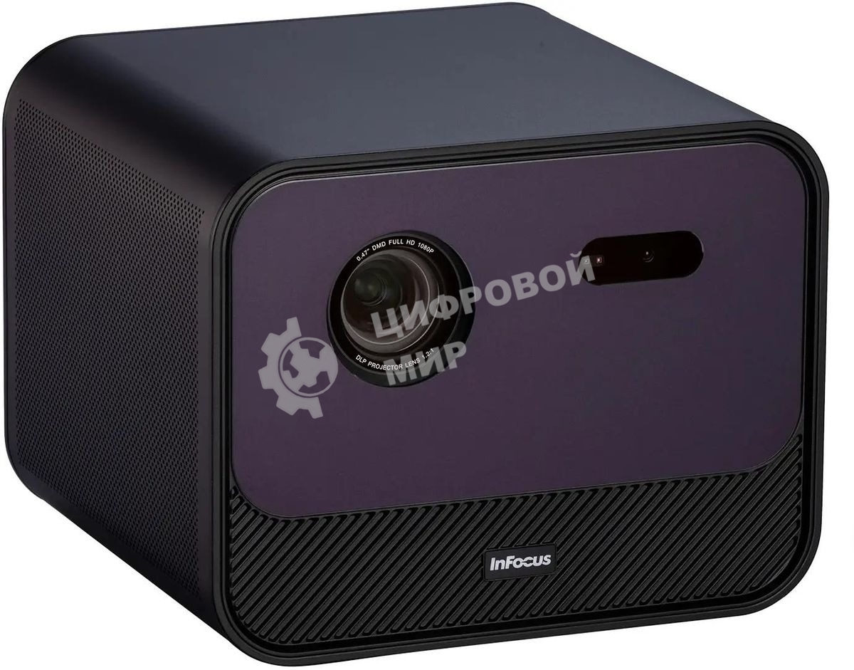LED проектор InFocus IN3038SL Crusader Grandmaster с подставкой DLP, 1200 lm, FullHD, (1.2:1), HDMI 2.0 (eARC) 2x USB-A 2.0), AUX, SPDIF, RJ45 (LAN), Bluetooth 5.1/BLE, wi-fi 2.4/5GHz, 2х20W Dolby Audio, до 25000ч., 2.36 кг