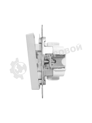 Механизм выключателя EKF UP1-SWA-20 Эпика двухклавишный, алюминий