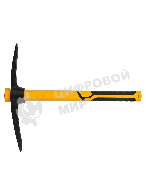 Кирка Denzel 700 г, фибергласовая обрезиненная рукоятка 385 мм