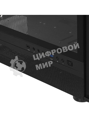 Корпус PCCooler ME200 MESH BK, Midi-Tower, чёрный, 3 x 120 мм