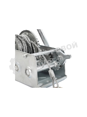 Лебедка ручная барабанная PATRIOT WH 1100B, усилие - 1100 кг, трос- 8 м