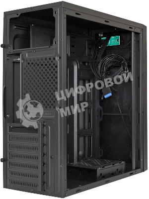 Компьютерный корпус Miditower ExeGate XP-333U-UNS500 (ATX, БП UNS500 с вент. 12см, 1хUSB/2хUSB 3.0, аудио, черный)