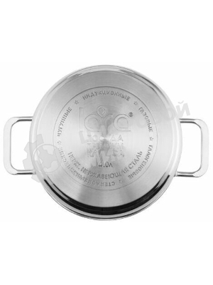Набор посуды Lara LR02-81 Standart 6пр. LR02-81 Набор посуды Lara Standart (2.3 л + 4.5 л + 5.7 л) капсулированное индукционное дно, крышки