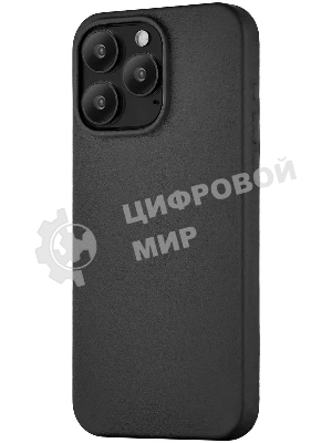 Чехол (клип-кейс) uBear для Apple iPhone 15 Pro Max Capital Case with MagSafe черный (CS307BL67PCP-I23M)
