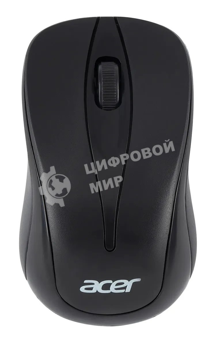 Мышь беспроводная Acer OMR131 черный, 1000 dpi, радиоканал, USB, кнопки - 3