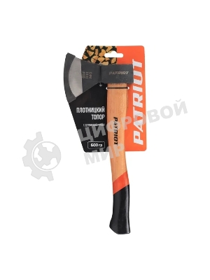 Топор плотницкий Patriot AWP-600 с деревянной ручкой, 600 г.