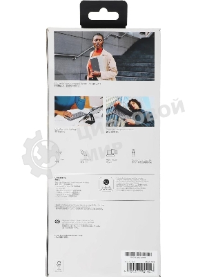 Клавиатура Logitech Keys to Go 2 беспроводная, Bluetooth, серый