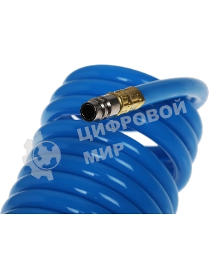 Пневматическое оборудование FUBAG Шланг спиральный с фитингами [170305] рапид_полиуретан_15бар_8х12мм_10м