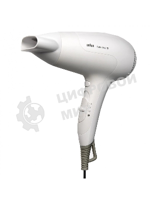 Фен Braun HD385 Satin Hair 3 белый, 2000 Вт, ионизация