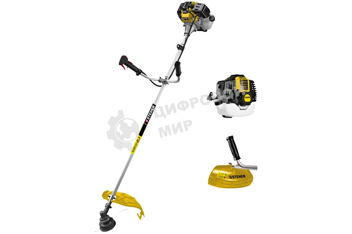 Бензокоса STEHER BT-1300, 1.3 кВт/1.7 л.с., 43 см3