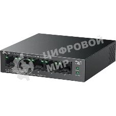 Коммутатор настольный TP-Link LS105LP с 5 портами 10/100 Мбит/с (4 порта PoE)