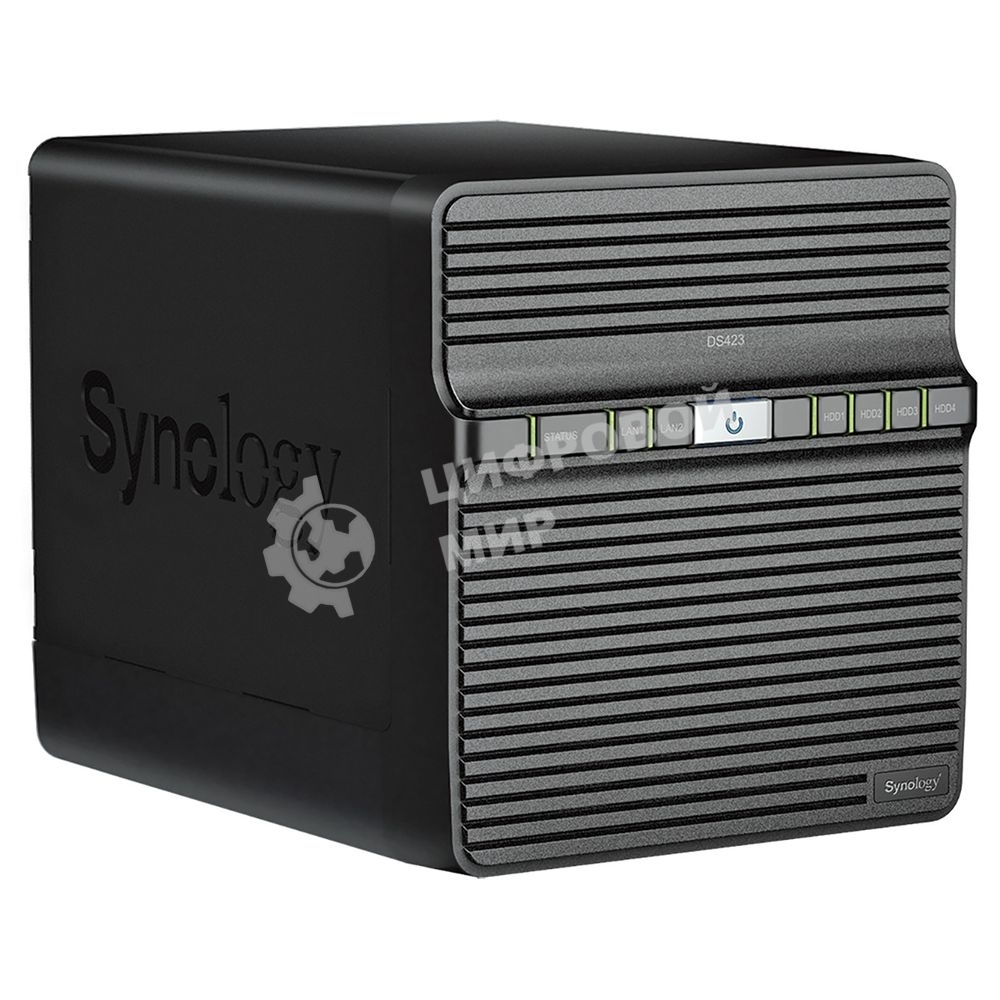 СХД SYNOLOGY настольное исполнение 4BAY NO HDD DS423