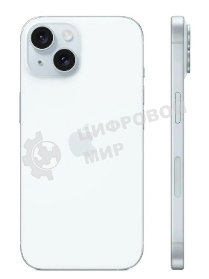 Смартфон Apple iPhone 15, 6/128Gb, голубой